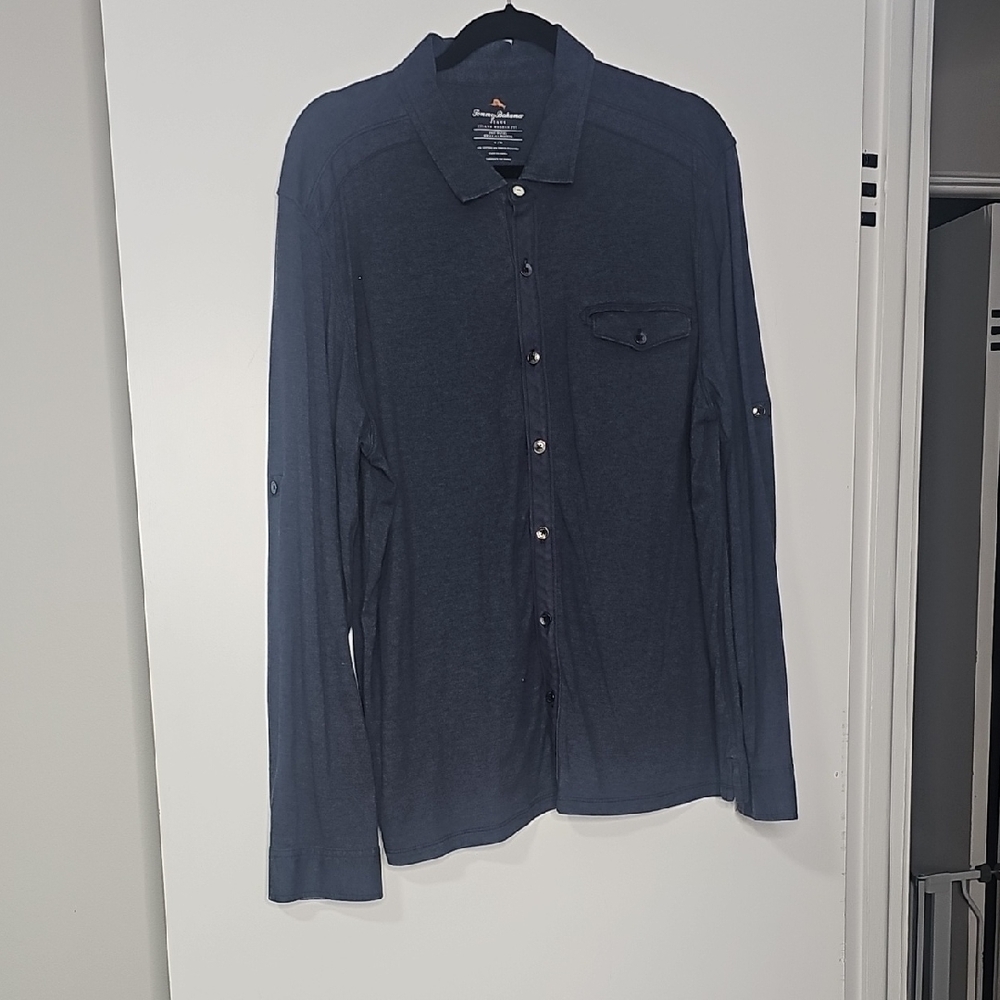 Tommy Bahama Dark Blue Casual Shirt